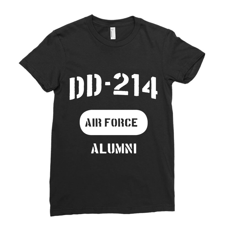 Dd-214 Us Air Force Alumni Ladies Fitted T-Shirt by degreesgunner | Artistshot