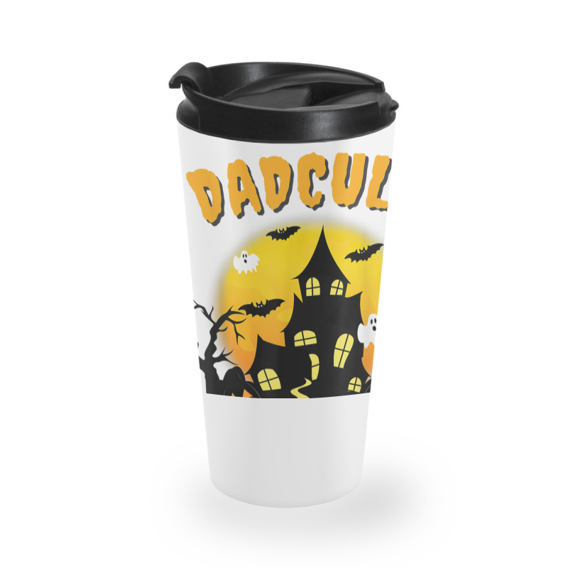 Dadcula Funny Dad Halloween Costume Spooky Season Scary Mens Travel Mug | Artistshot