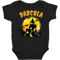 Dadcula Funny Dad Halloween Costume Spooky Season Scary Mens Baby Bodysuit | Artistshot