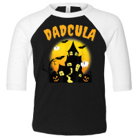 Dadcula Funny Dad Halloween Costume Spooky Season Scary Mens Toddler 3/4 Sleeve Tee | Artistshot