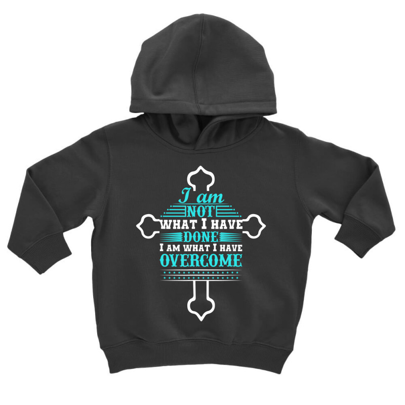 Celebrate Recovery Christian Cross With Quotes. Toddler Hoodie | Artistshot