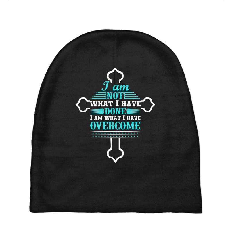 Celebrate Recovery Christian Cross With Quotes. Baby Beanies | Artistshot