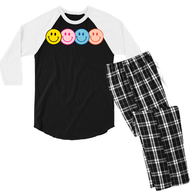 Smile Men's 3/4 Sleeve Pajama Set | Artistshot