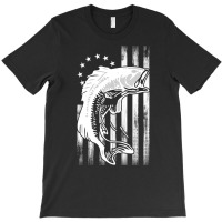 Cool Bass Fishing Betsy Ross Early American Flag For Fisherman T-shirt | Artistshot