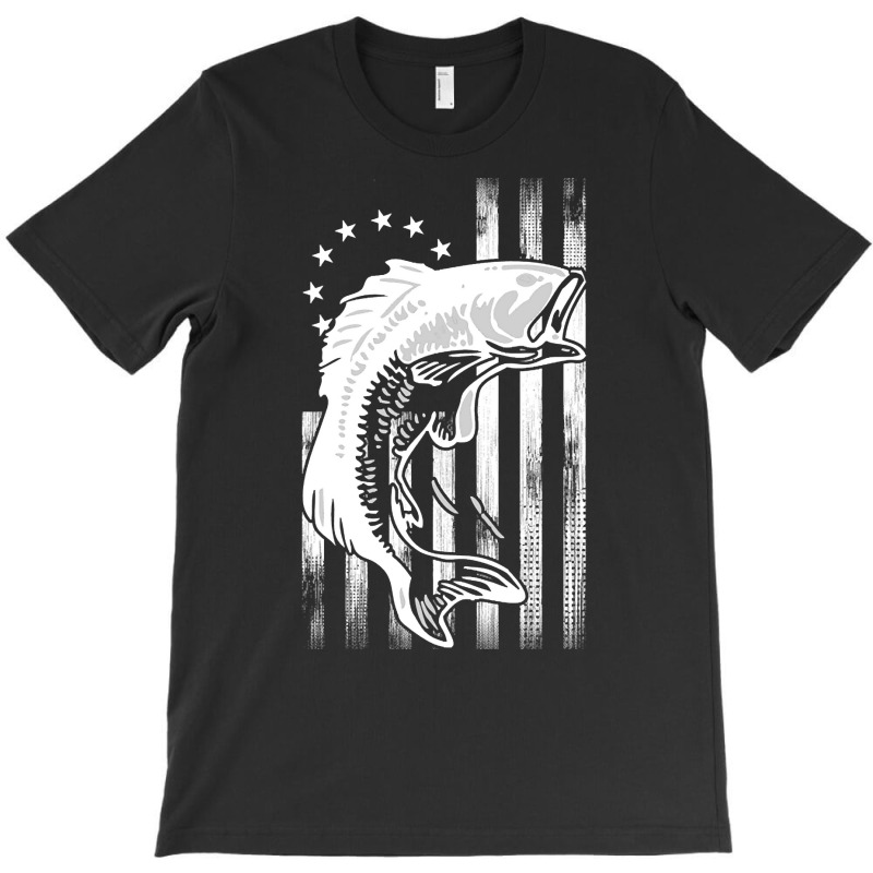 Cool Bass Fishing Betsy Ross Early American Flag For Fisherman T-shirt | Artistshot