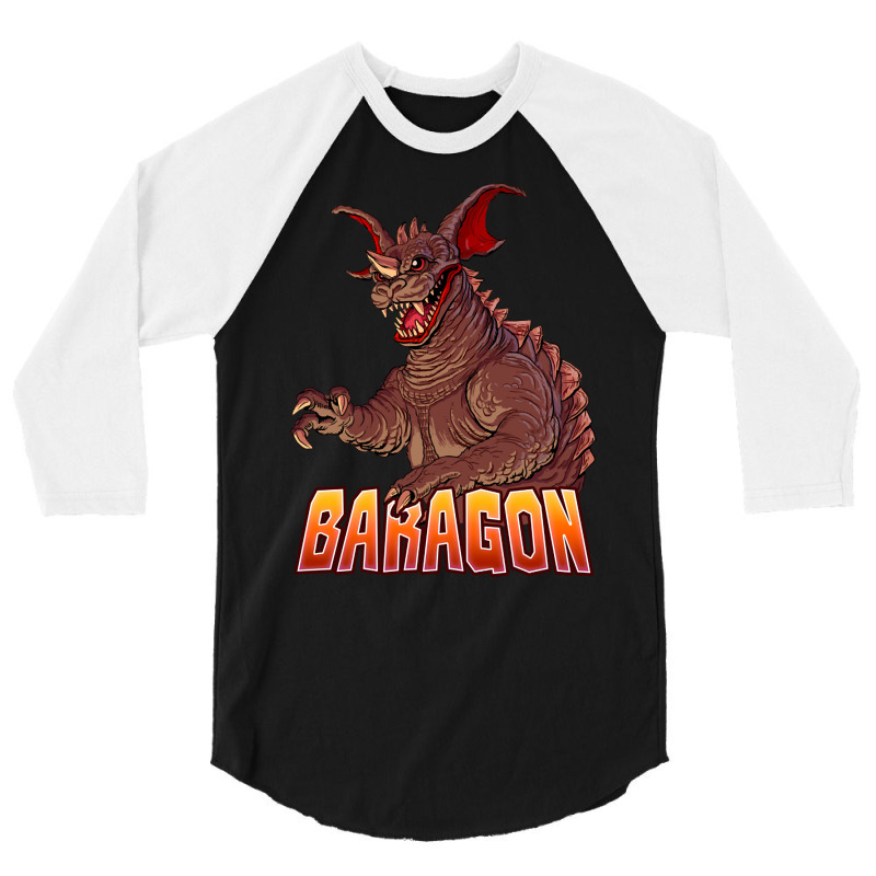 Baragon 3/4 Sleeve Shirt by kentuckykonpha9 | Artistshot