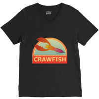 Crawfish Lure Tackle Box Sticker V-neck Tee | Artistshot