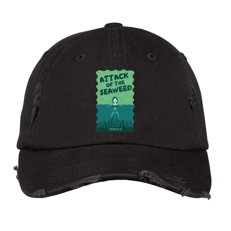 Attack Of The Seaweed Vintage Cap by Kanjolen689 | Artistshot