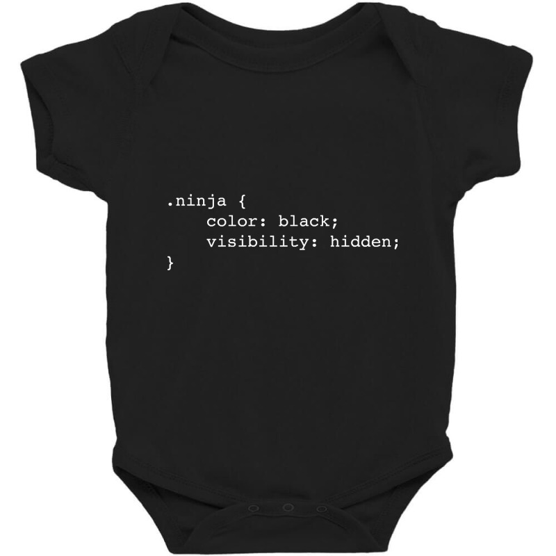 Code Ninja Baby Bodysuit by fenderbendable | Artistshot