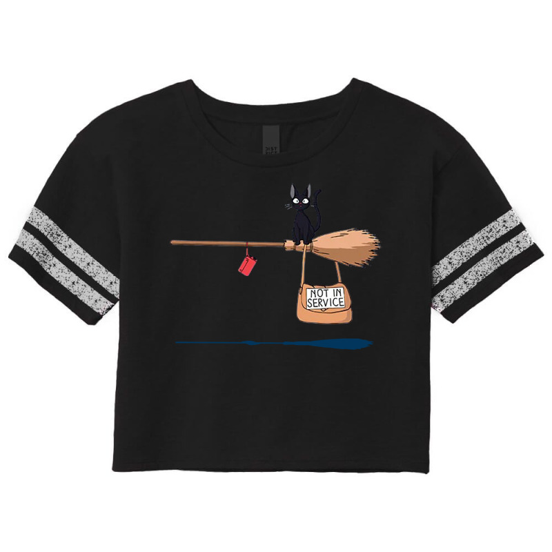 Studio Delivery Service Jiji Black Cat Anime 1 Sweatshirt Scorecard Crop Tee by cm-arts | Artistshot