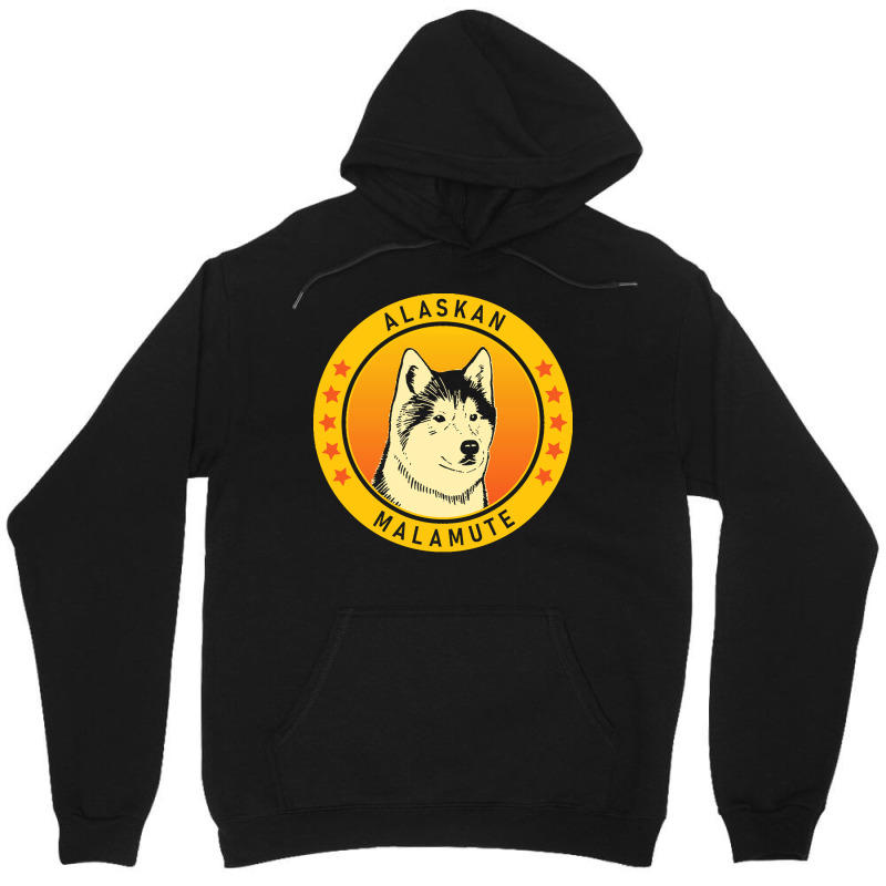 Alaskan Malamute Alaskan Malamute Dog Portrait Unisex Hoodie | Artistshot