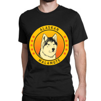 Alaskan Malamute Alaskan Malamute Dog Portrait Classic T-shirt | Artistshot