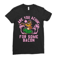 Lion King Timon Achin_ For Bacon Graphic Ladies Fitted T-shirt | Artistshot