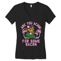 Lion King Timon Achin_ For Bacon Graphic Women's V-neck T-shirt | Artistshot