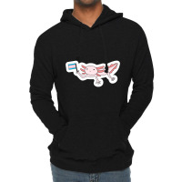 Axolotl Trans Pride Lightweight Hoodie | Artistshot