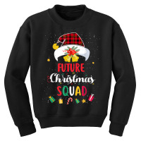 Future Christmas Squad Santa Hat Nurse Matching Youth Sweatshirt | Artistshot