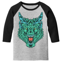 Ancient Green Dragon Youth 3/4 Sleeve | Artistshot