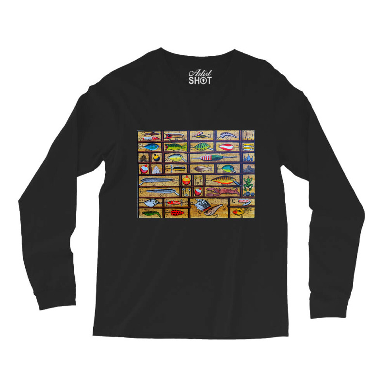 Fishing Lures Collection Long Sleeve Shirts | Artistshot