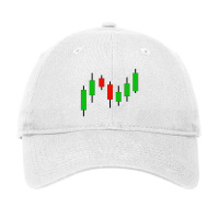 Candlestick Stock Market Graph Adjustable Cap | Artistshot