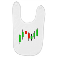 Candlestick Stock Market Graph Baby Bibs | Artistshot