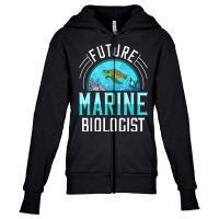 Future Marine Biologist Gift Biology Ocean Life T Shirt Youth Zipper Hoodie | Artistshot