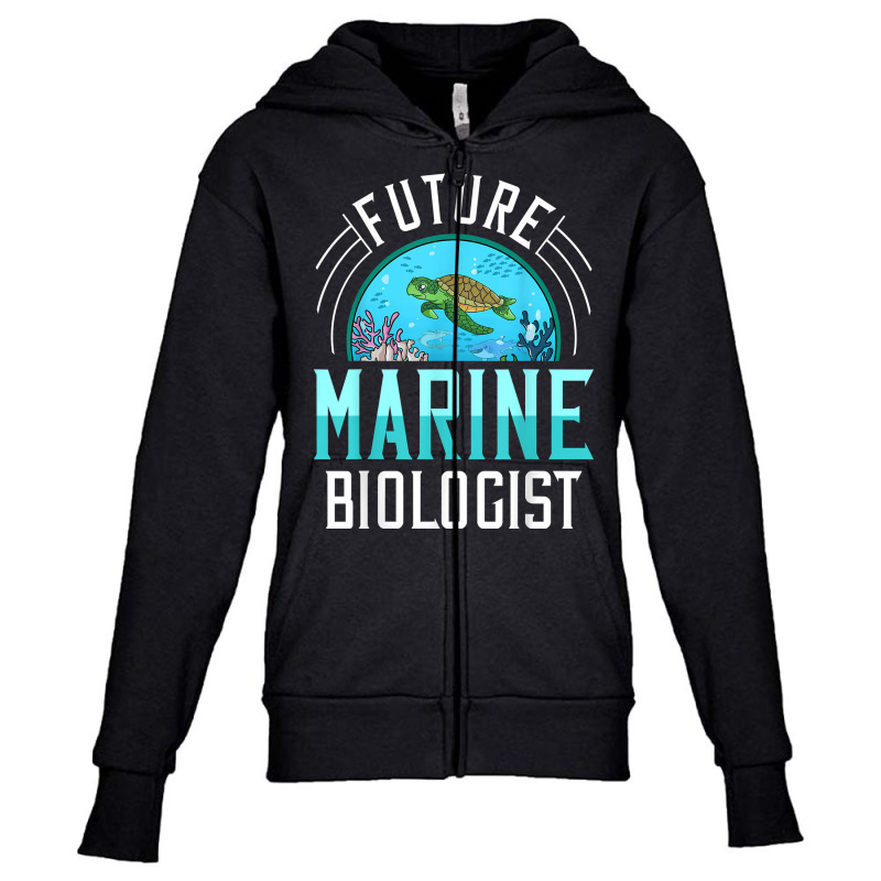 Future Marine Biologist Gift Biology Ocean Life T Shirt Youth Zipper Hoodie | Artistshot