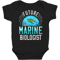 Future Marine Biologist Gift Biology Ocean Life T Shirt Baby Bodysuit | Artistshot