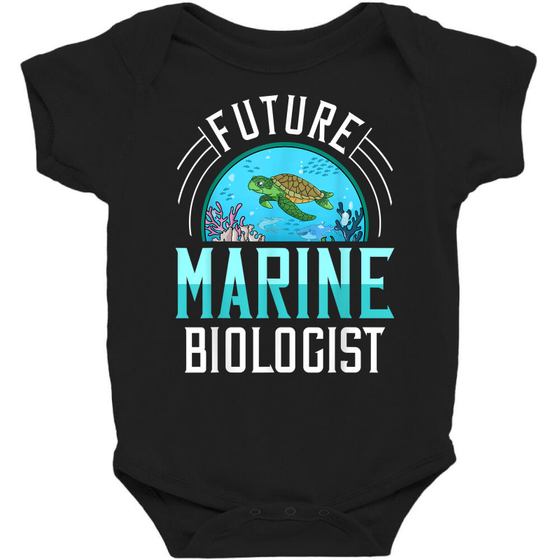 Future Marine Biologist Gift Biology Ocean Life T Shirt Baby Bodysuit | Artistshot