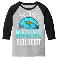 Future Marine Biologist Gift Biology Ocean Life T Shirt Youth 3/4 Sleeve | Artistshot