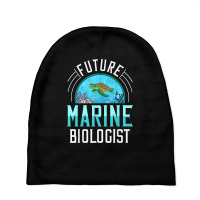 Future Marine Biologist Gift Biology Ocean Life T Shirt Baby Beanies | Artistshot