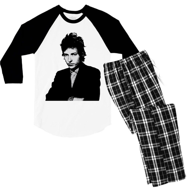 #bobdylan, Vintage Men's 3/4 Sleeve Pajama Set | Artistshot