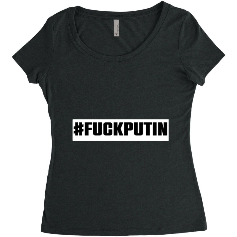 Putin Go Fuck Yourself 3 Women's Triblend Scoop T-shirt by sekolahgasik | Artistshot