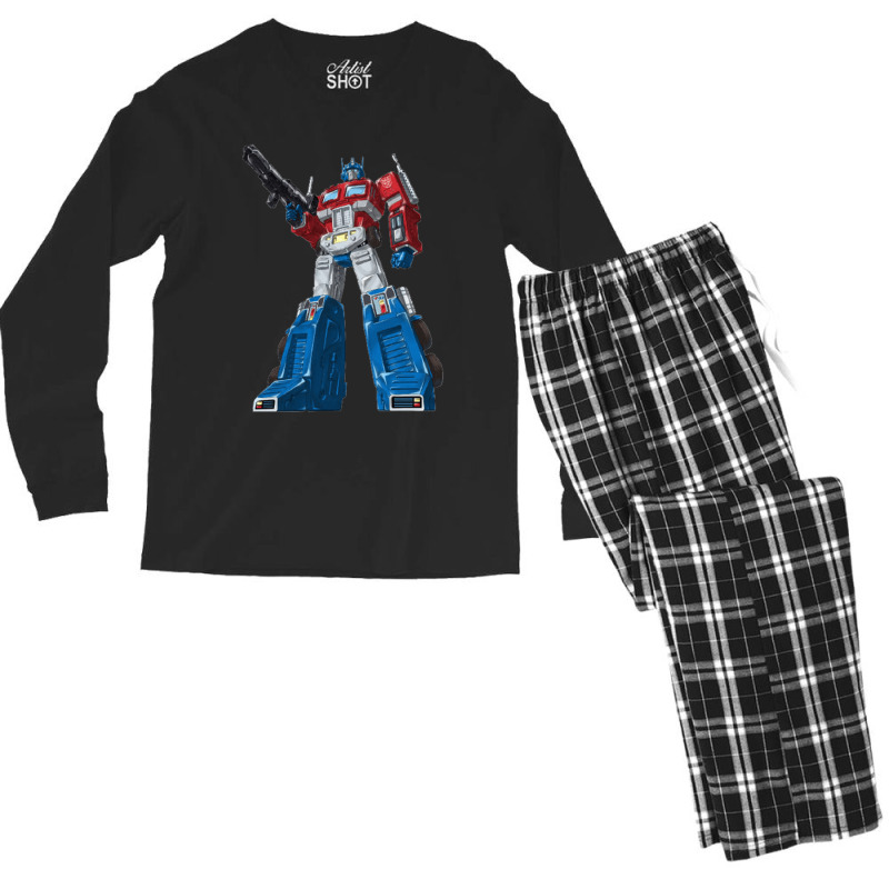 Optimus Prime Gift Men's Long Sleeve Pajama Set by WarrenCordero | Artistshot