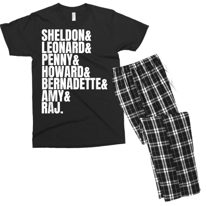 Best Friends Sheldon Leonard Penny Howard Raj Tv Fan Gift T Shirt Men's T-shirt Pajama Set | Artistshot