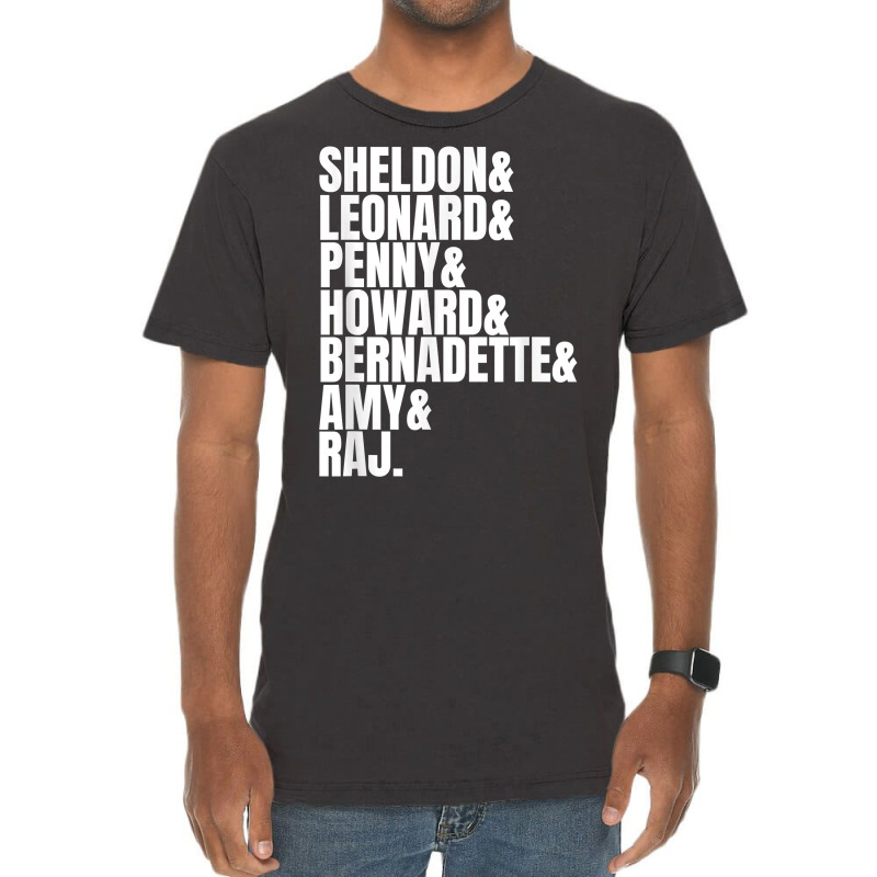 Best Friends Sheldon Leonard Penny Howard Raj Tv Fan Gift T Shirt Vintage T-shirt | Artistshot