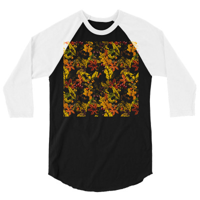 Autumn Mood T Shirtautumn Treasures 2 T Shirt 3/4 Sleeve Shirt Designed By Clotilde
