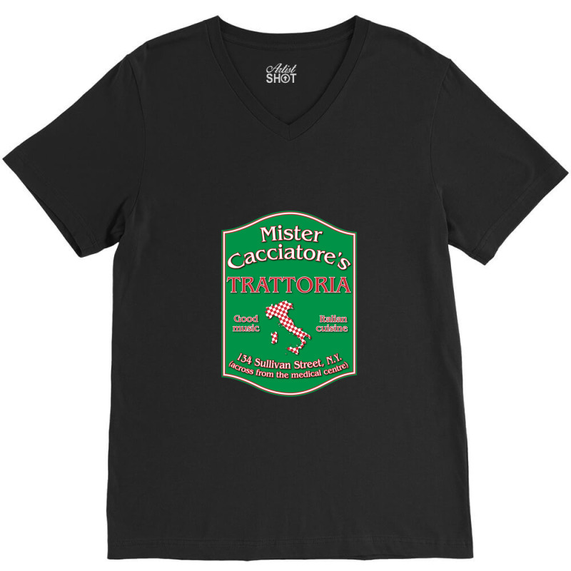 Mister Cacciatore's V-Neck Tee by JamesMccollough | Artistshot