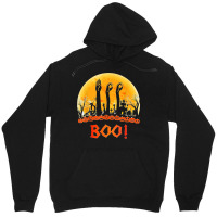 Mb Boo American Sign Language Asl Deaf Halloween Costume Unisex Hoodie | Artistshot