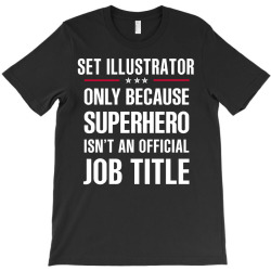 gift for superhero set illustrator T-Shirt | Artistshot