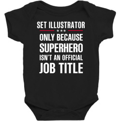 gift for superhero set illustrator Baby Bodysuit | Artistshot