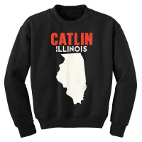 Catlin Illinois Usa State America Travel Illinoisan T Shirt Youth Sweatshirt | Artistshot