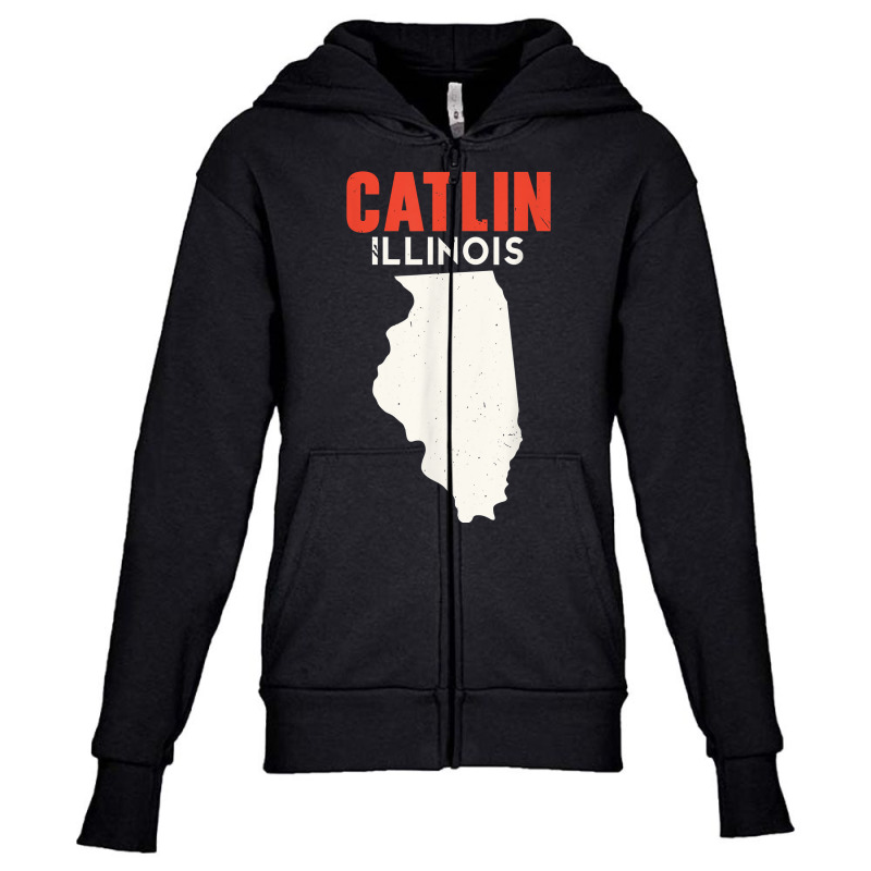 Catlin Illinois Usa State America Travel Illinoisan T Shirt Youth Zipper Hoodie by v8dycanel | Artistshot