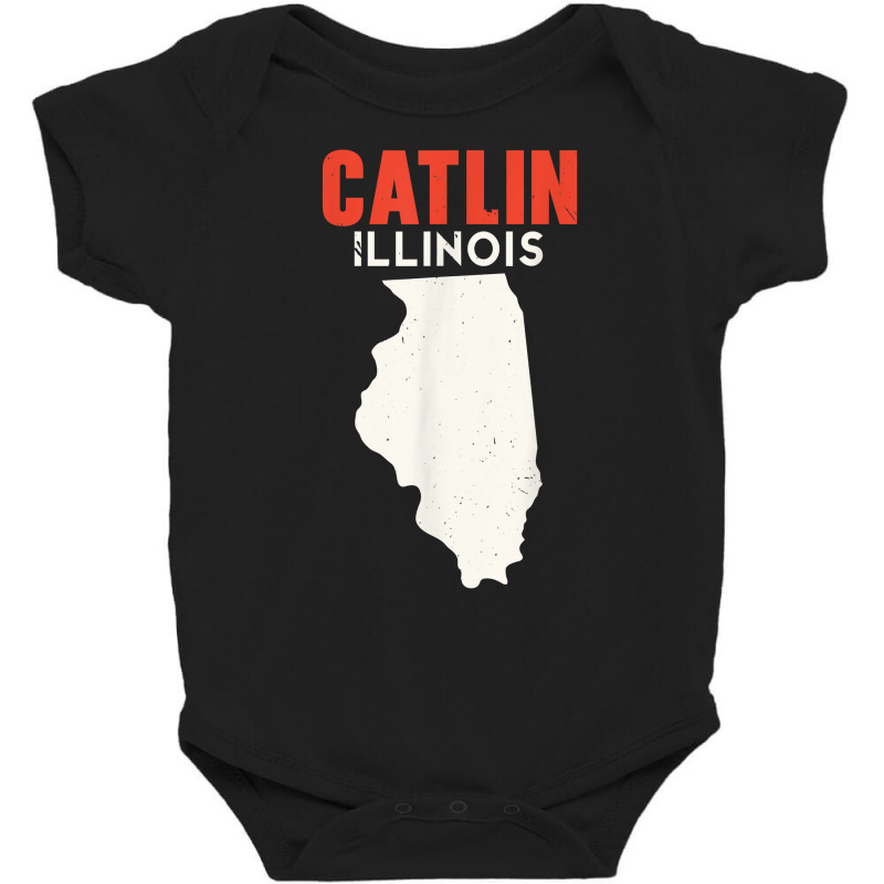 Catlin Illinois Usa State America Travel Illinoisan T Shirt Baby Bodysuit by v8dycanel | Artistshot