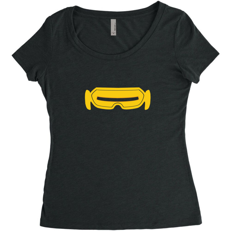 Cyclop Sunglasses Women's Triblend Scoop T-shirt by DonnieRountree | Artistshot