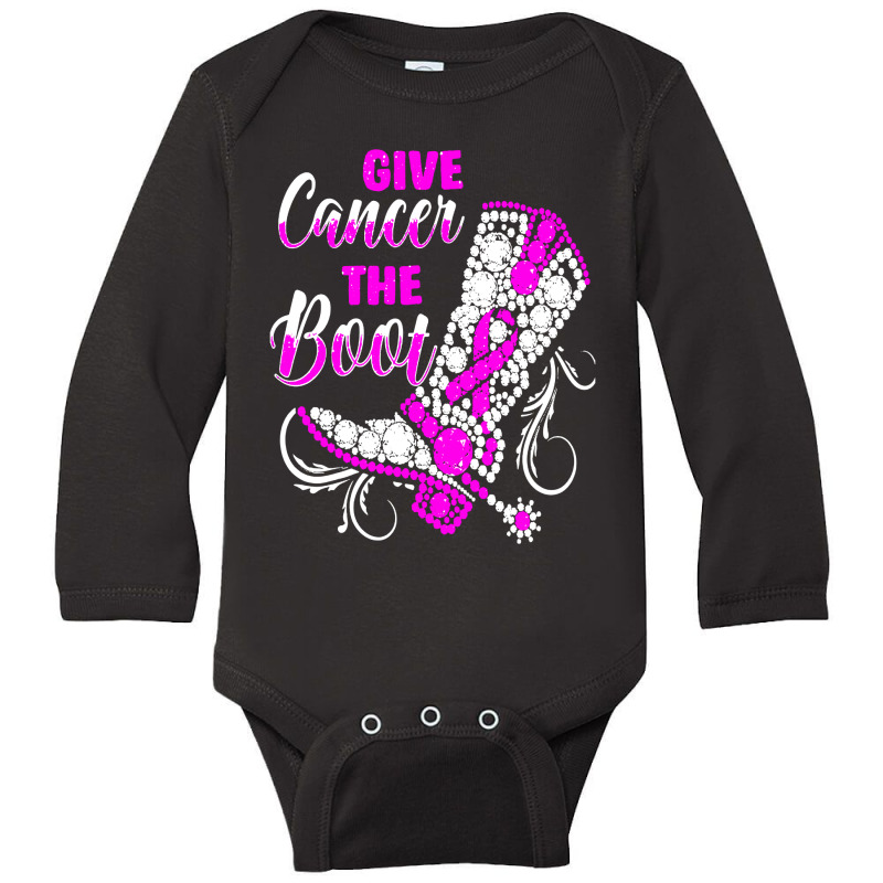 Cowgirl Southern Give  Boot Cowboy Long Sleeve Baby Bodysuit | Artistshot