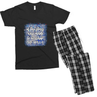 If The Stars Were Made To Worship So Will I. Men's T-shirt Pajama Set | Artistshot