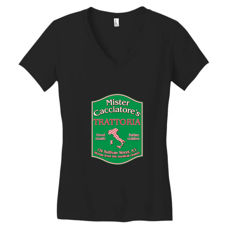 Mister Cacciatore's Women's V-Neck T-Shirt by RebekahShinn | Artistshot