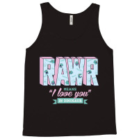 Rugrats Rawr Means I Love You In Dinosaur Tank Top | Artistshot