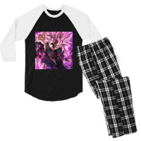 Black Goku Super Saiyan 3 Rosé Dragonball Heroes For Friend Men's 3/4 Sleeve Pajama Set | Artistshot