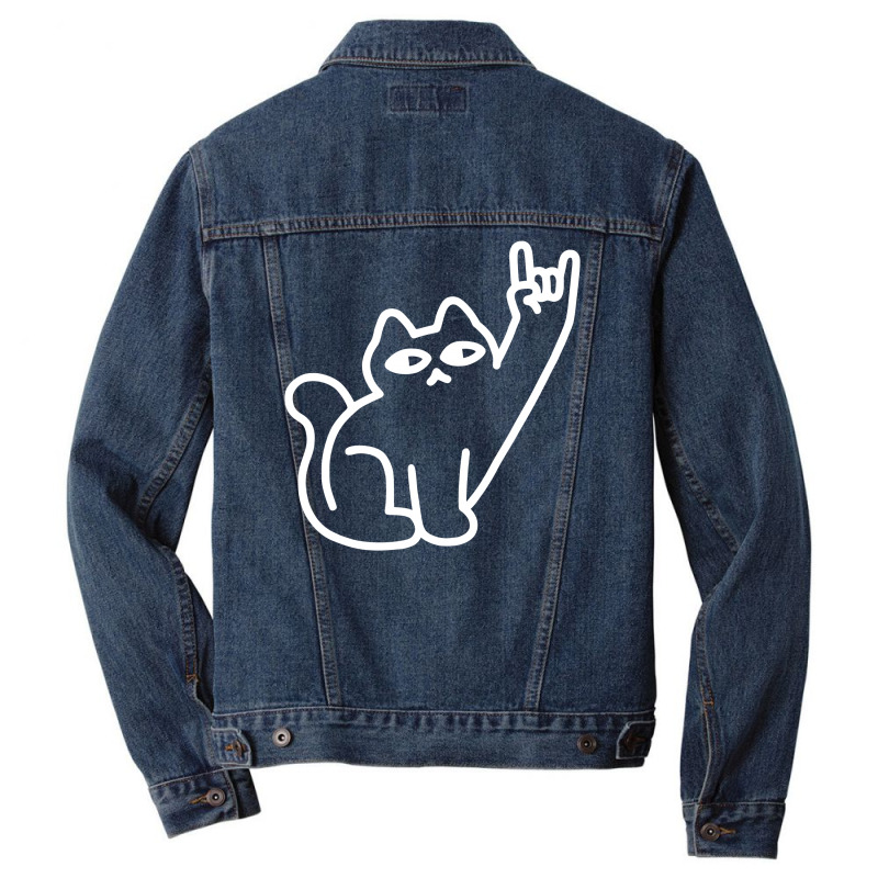 Cats Like Metal Men Denim Jacket | Artistshot